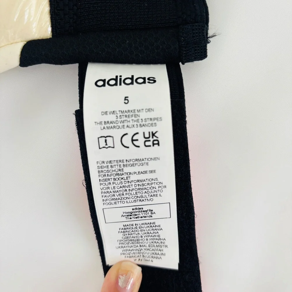 New Adidas‎ Predator GL Pro Goalkeeper Gloves Black Pink Size 5 Soccer